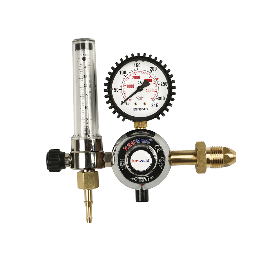 PRESSURE REGULATOR WITH SINGLE FLOWMETER