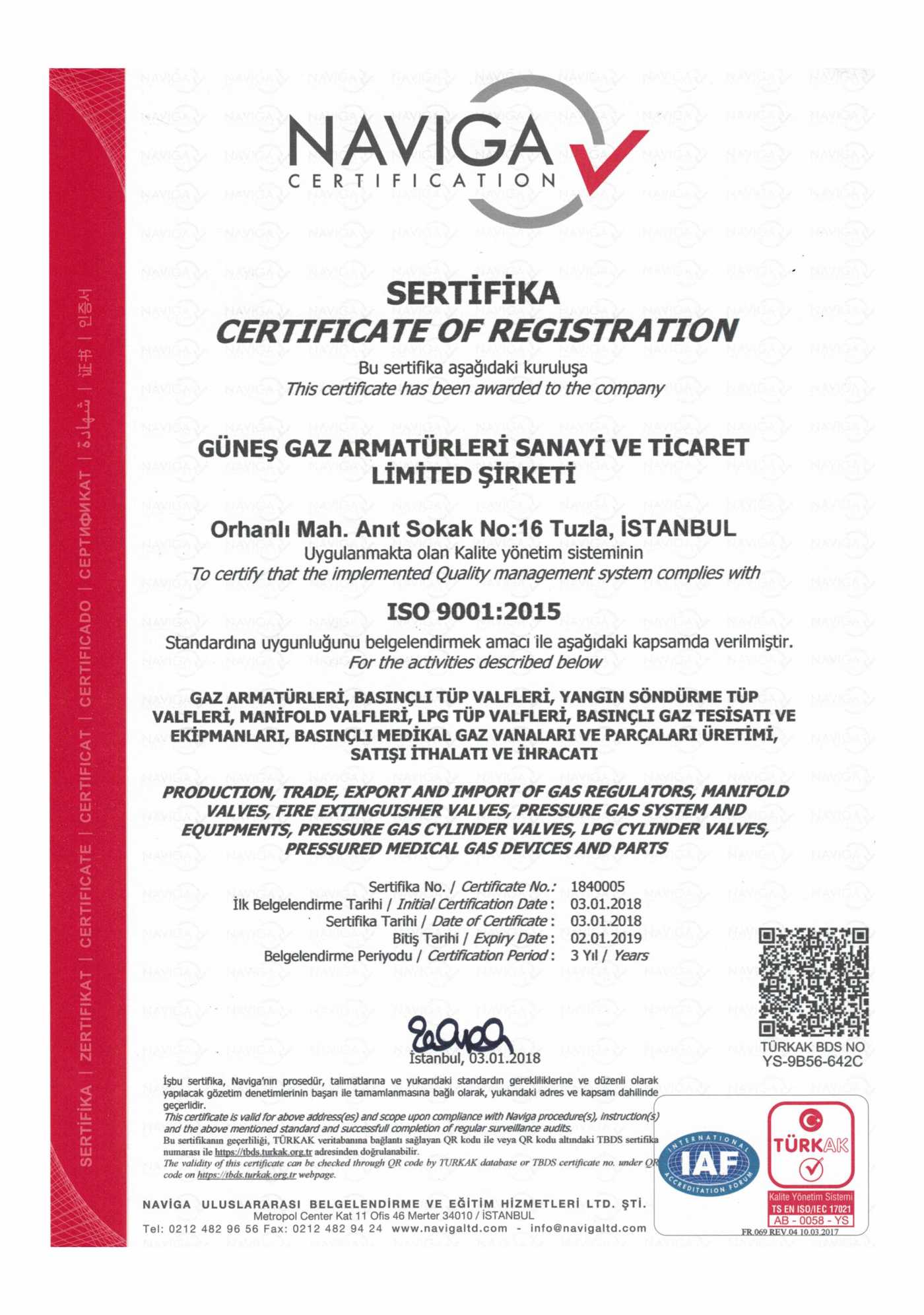 ISO 9001:2005