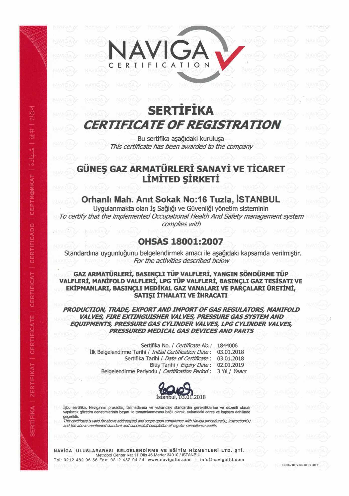 OHSAS 18001:2007
